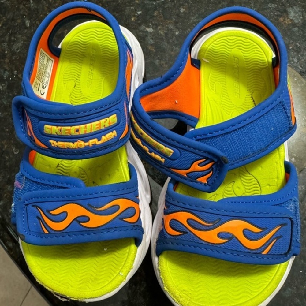 Light up sketcher sandals